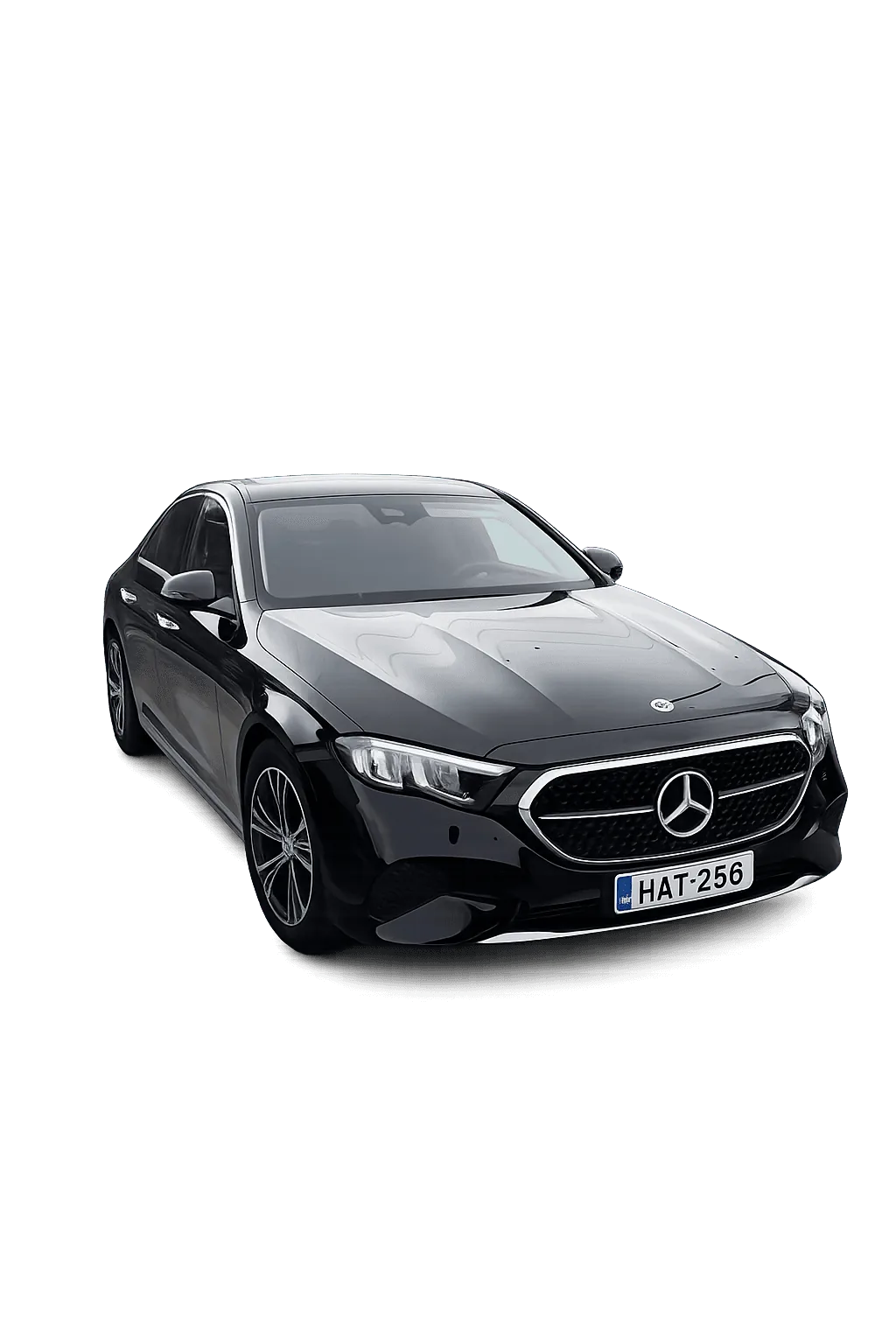 Executive sedan — Mercedes-Benz E-Class or BMW 5 Series